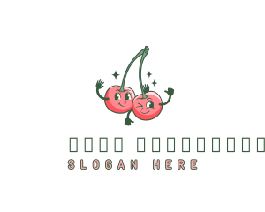 Fruit Cherry Cafe Logo