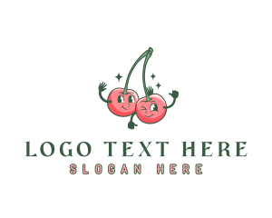 Mascot - Fruit Cherry Cafe logo design