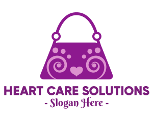 Fancy Purple Bag logo design