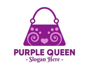 Fancy Purple Bag logo design