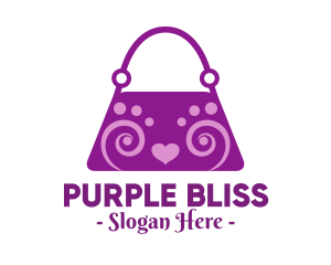 Fancy Purple Bag logo design