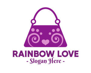 Fancy Purple Bag logo design