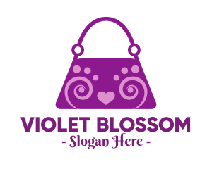 Fancy Purple Bag logo design