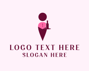 Wine Bottle Waiter Logo