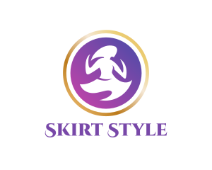 Skirt - Woman Dress Fashion logo design