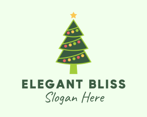 Celebration - Holiday Christmas Tree logo design