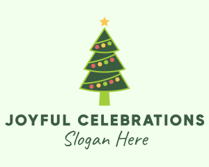 Merrymaking - Holiday Christmas Tree logo design