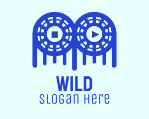 Stream - Game Controller Film logo design