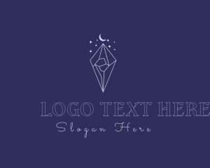 Crystal - Elegant Fashion Jewelry logo design