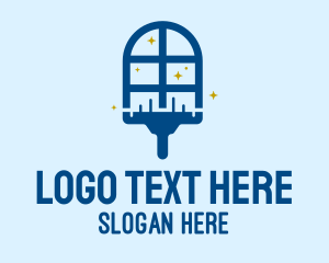 Handy Man - Clean Window Squeegee logo design