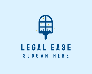 Clean Window Squeegee  Logo