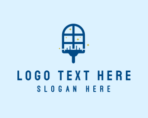 Clean Window Squeegee  Logo