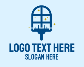 Window - Clean Window Squeegee logo design