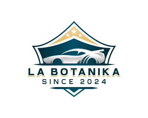 Restoration - Sports Car Badge logo design