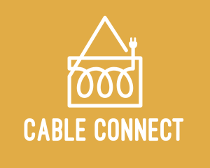 Cable - Electric Plug House logo design