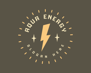 Spark Electric Power Energy logo design