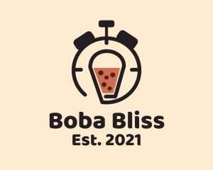 Boba - Boba Tea Timer logo design