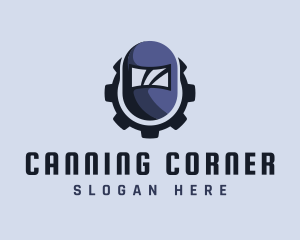 Industrial Welding Helmet logo design