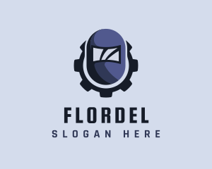 Industrial Welding Helmet logo design