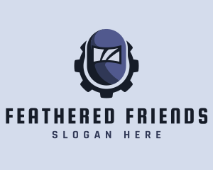 Industrial Welding Helmet logo design