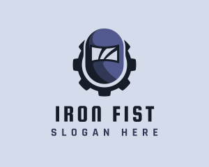 Industrial Welding Helmet logo design