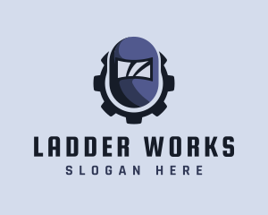 Industrial Welding Helmet logo design