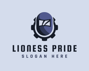 Industrial Welding Helmet logo design