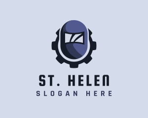 Industrial Welding Helmet logo design