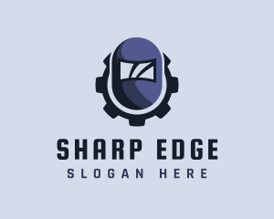 Industrial Welding Helmet logo design