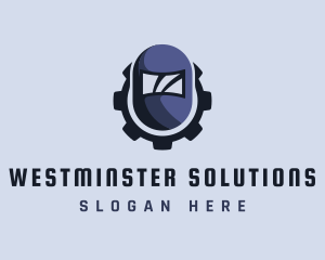 Industrial Welding Helmet logo design