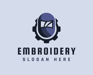 Industrial Welding Helmet logo design