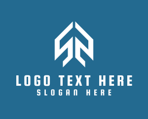 Logistics - Airplane Arrow Courier logo design