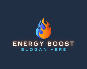 Fuel - Fire Fuel Energy logo design