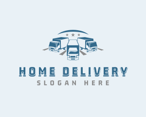 Cargo Trucking Transportation logo design