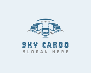 Cargo Trucking Transportation logo design