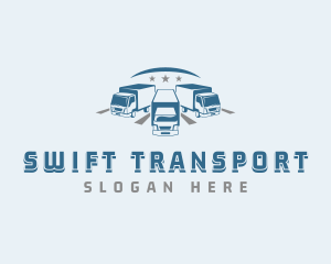 Cargo Trucking Transportation logo design