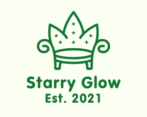 Starry Crown Armchair logo design