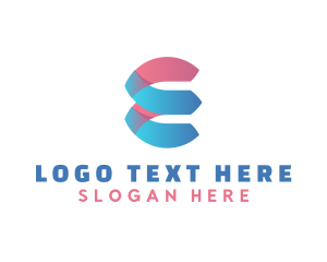 Telecom - Digital Finance Letter E logo design