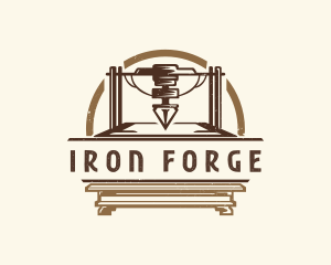 Industrial Laser Engraver logo design