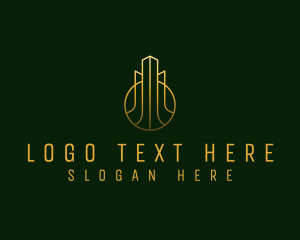Gold - Luxury Tower Hotel logo design