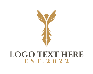 School - Law Firm Quill logo design