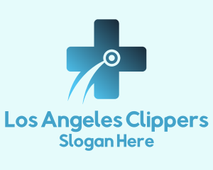 Digital Medical Cross Logo
