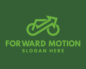 Progress - Electric Bike Arrow logo design