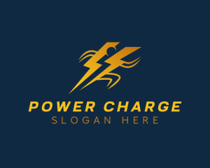 Human Power Thunder logo design