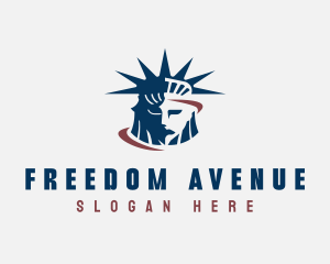 Liberty - Statue Liberty America logo design