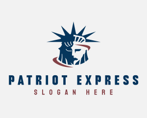 America - Statue Liberty America logo design