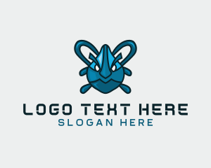 Cyber - Monster Head Tech logo design
