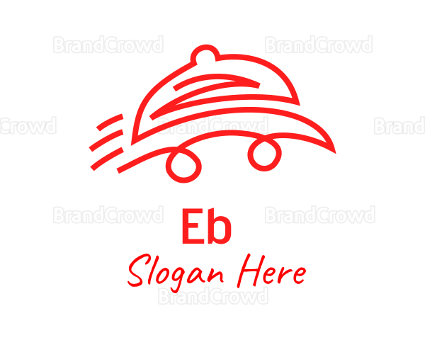 Red Delivery Car Logo