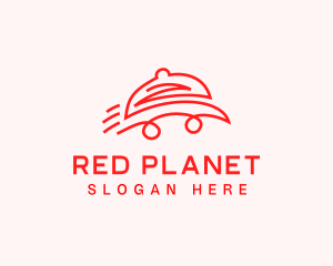 Red Delivery Car logo design