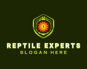 Reptile Wild Eyes logo design